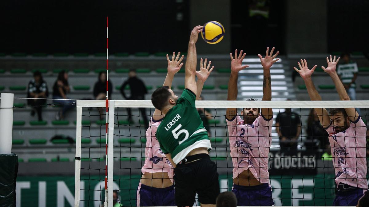 el talento del Sporting pesó más y los lisboetas vencieron por tres sets a cero al UPV Léleman Conqueridor Valencia para llevarse el torneo de su presentación.