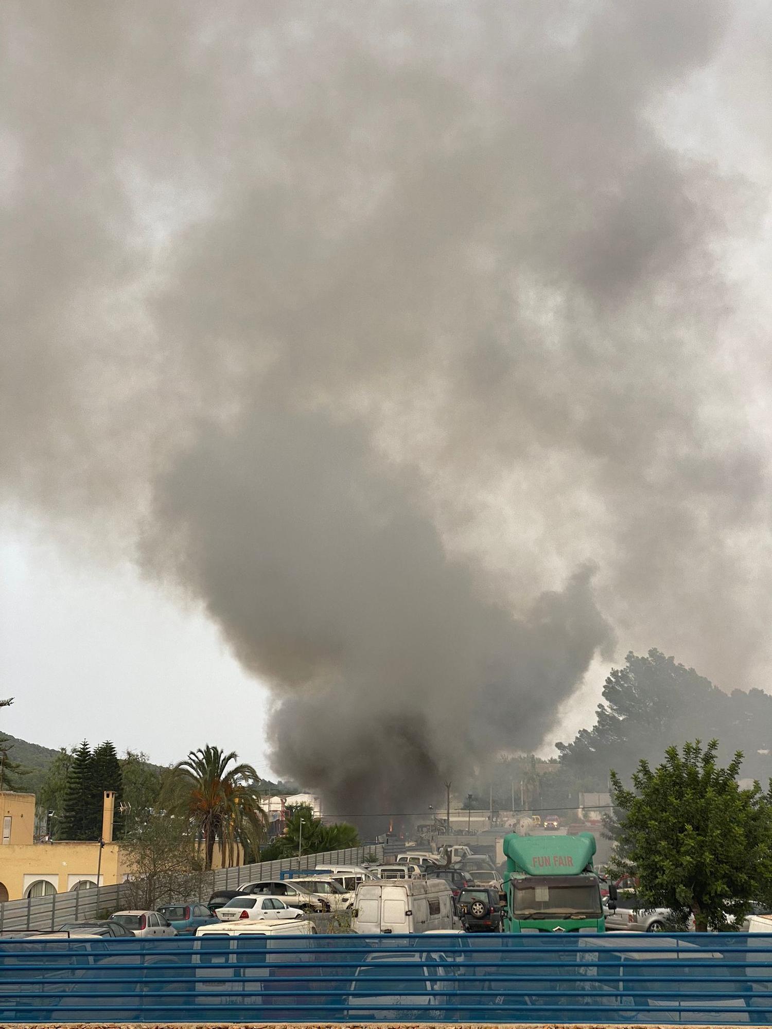 Declarado un fuego en Ca Na Negreta