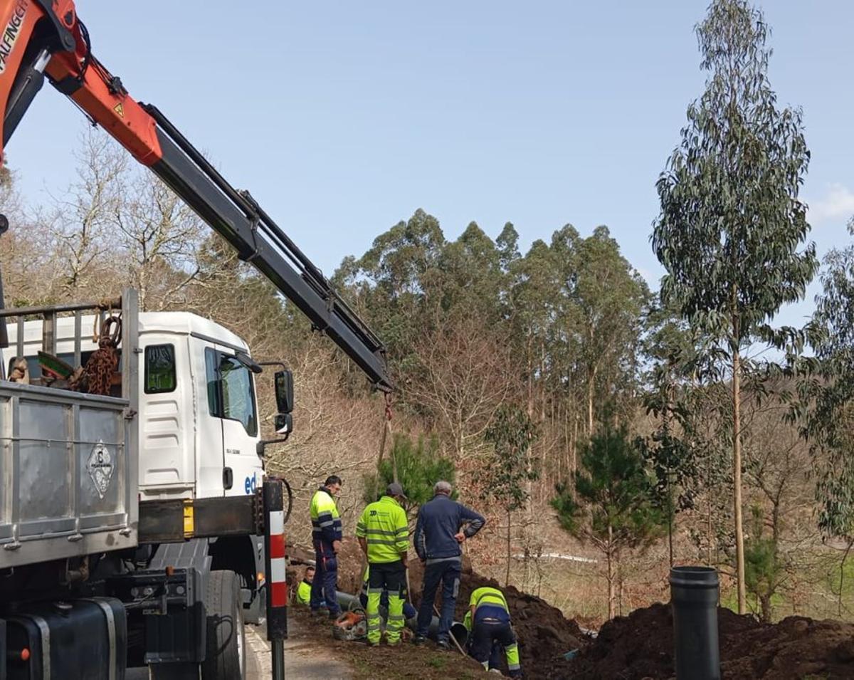 La obra en la red viaria. | FDV