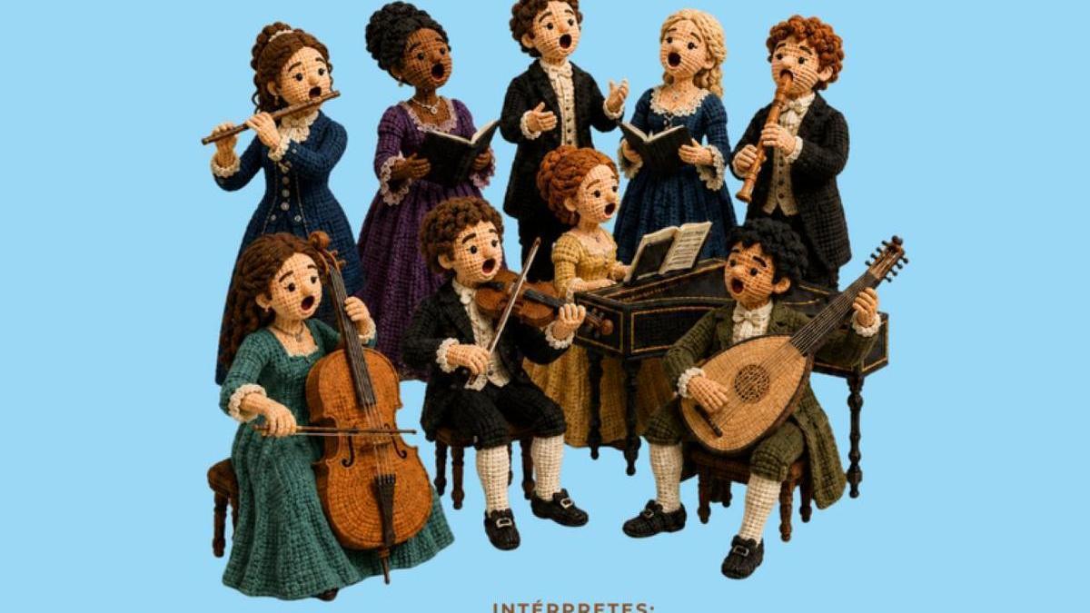 Cartel del conciero que ofrecerán los alumnos del Conservatorio Superior de la Diputación en el convento de Santa Ana de Badajoz.