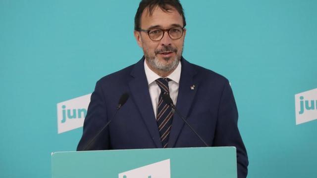 Josep Rius, durant una roda de premsa