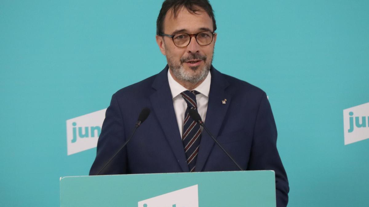 Josep Rius, durante la rueda de prensa de este lunes