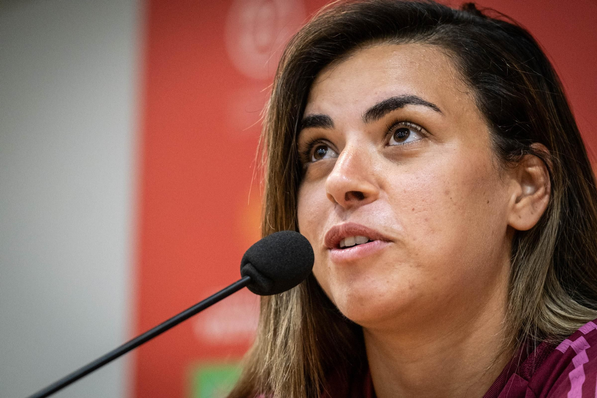 Training and press conference of the women's soccer team in Tenerife