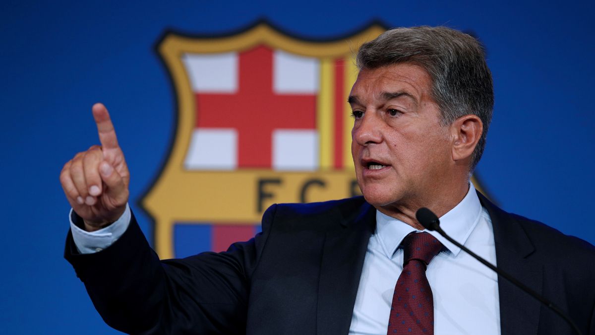 Laporta, en rueda de prensa