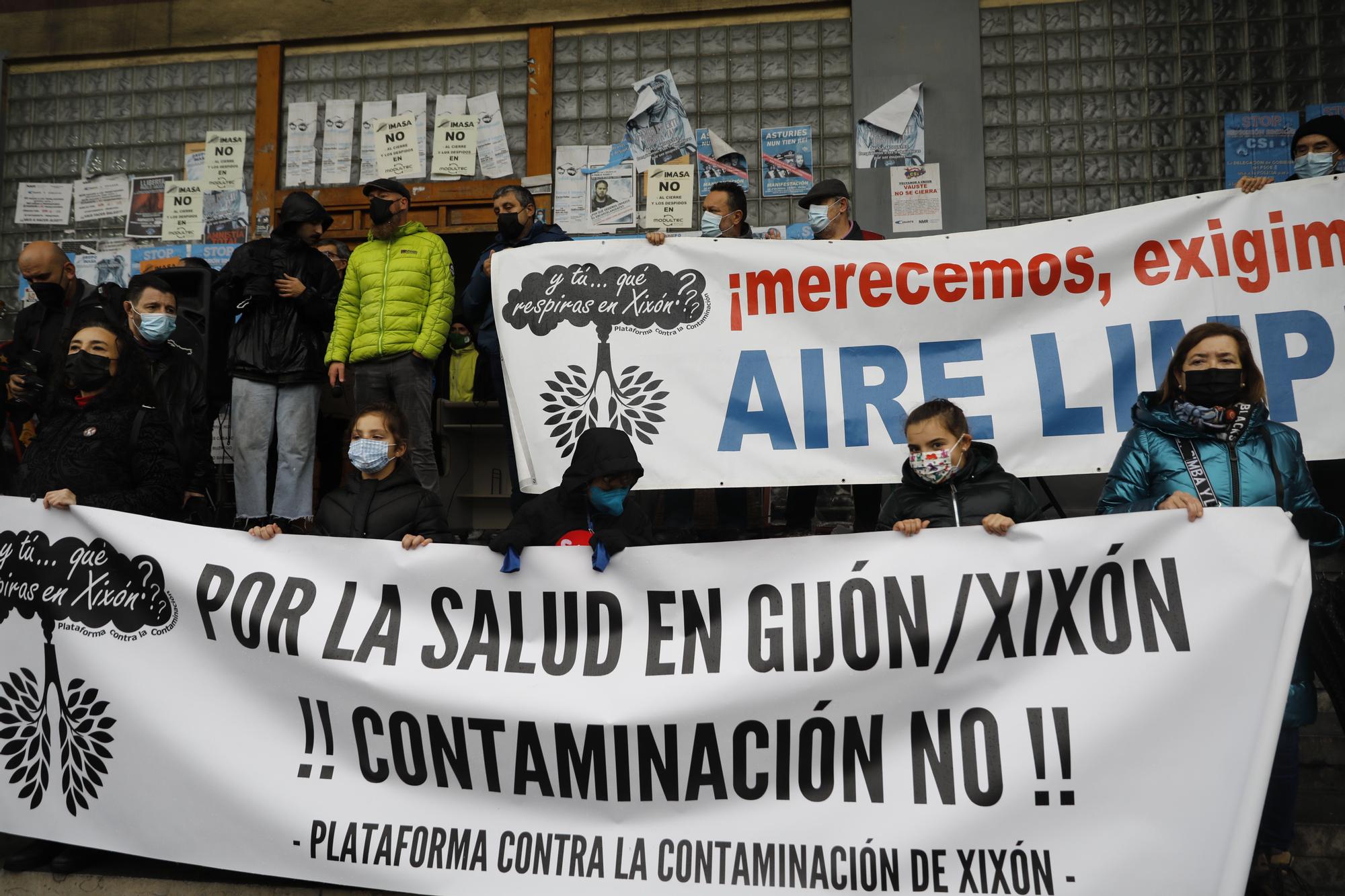 Gijón se moviliza contra la contaminación