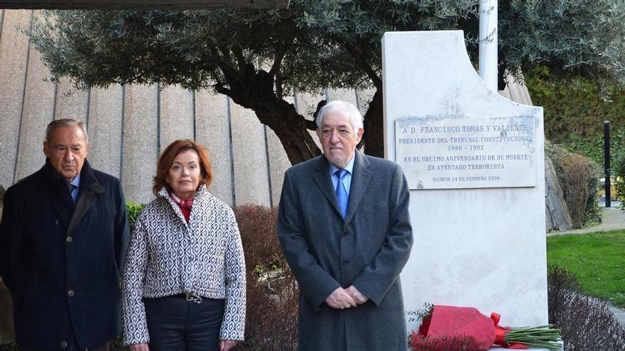 El Tribunal Constitucional rinde homenaje a Tomás y Valiente en el 30 aniversario de su asesinato por ETA