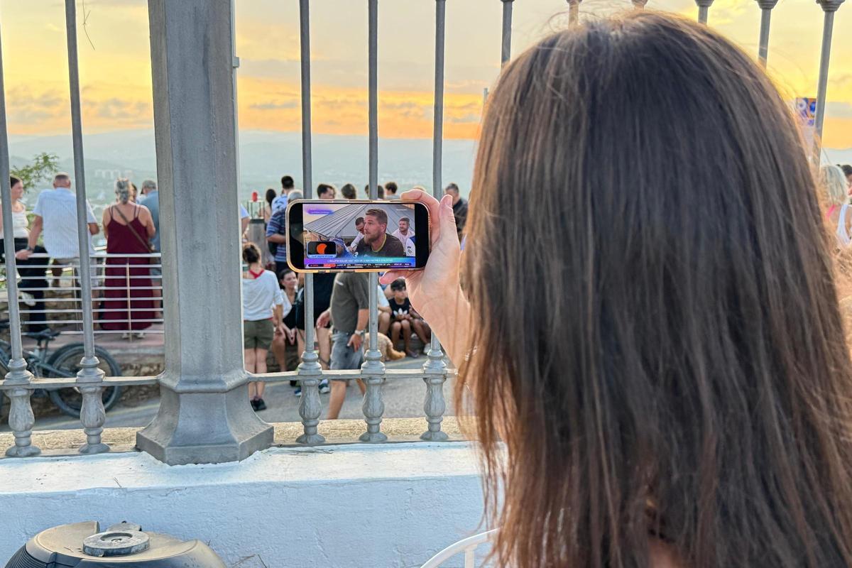 Les imatges de l'eclipsi al far de Sant Sebastià Les imatges de l'eclipsi al far de Sant Sebastià