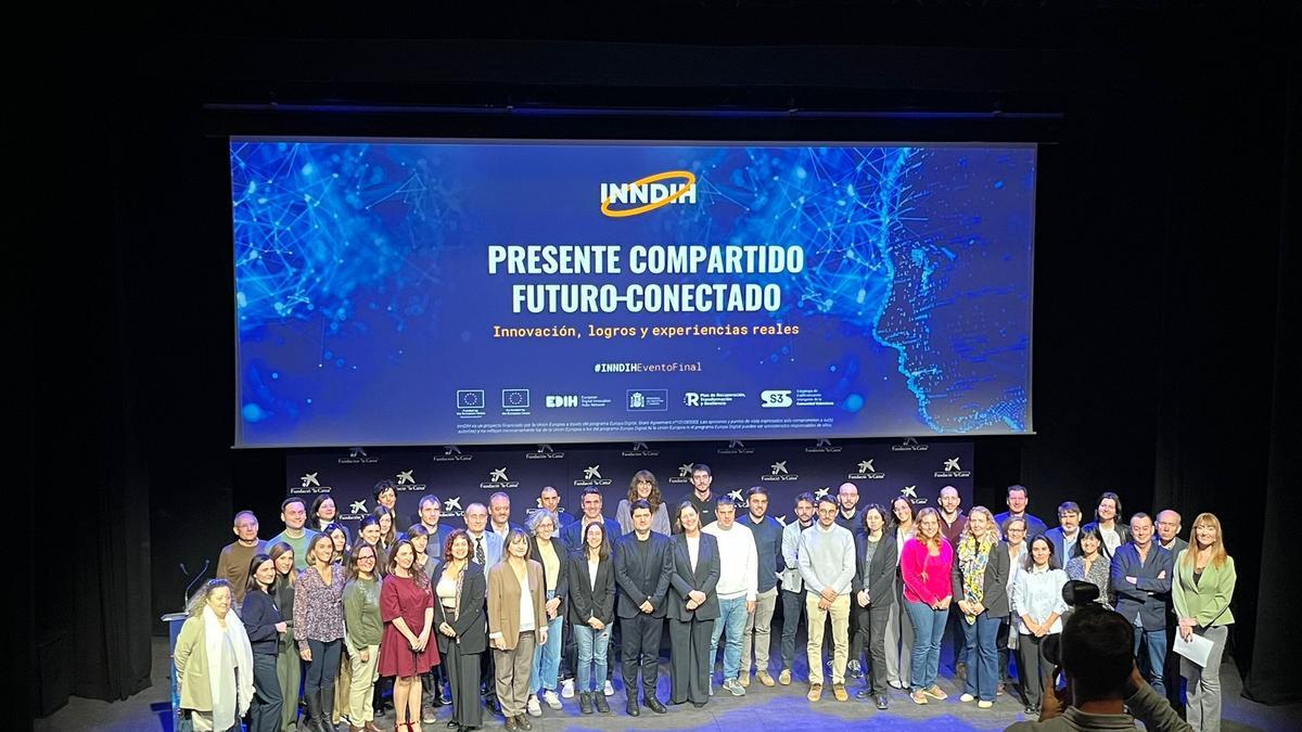 Miembros del consorcio INNDIH en el evento anual de cierre del proyecto que se celebró hace unos días.