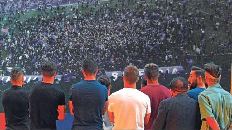 Tributo a los campeones en el Ciutat de València