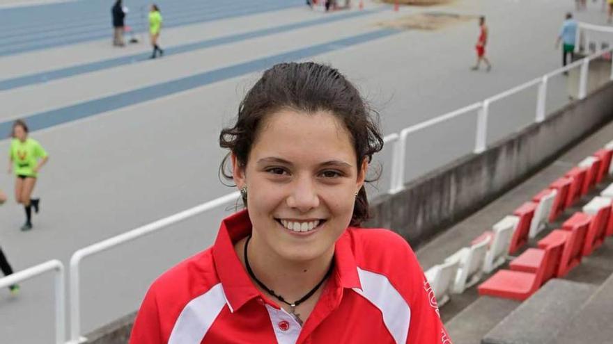 Isabel Barreiro posa en las instalaciones de Las Mestas.