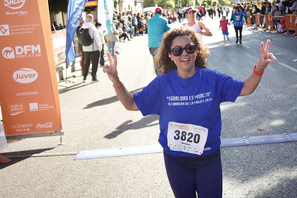 Las imágenes de la llegada a meta de la Carrera de la Mujer de Murcia 2024