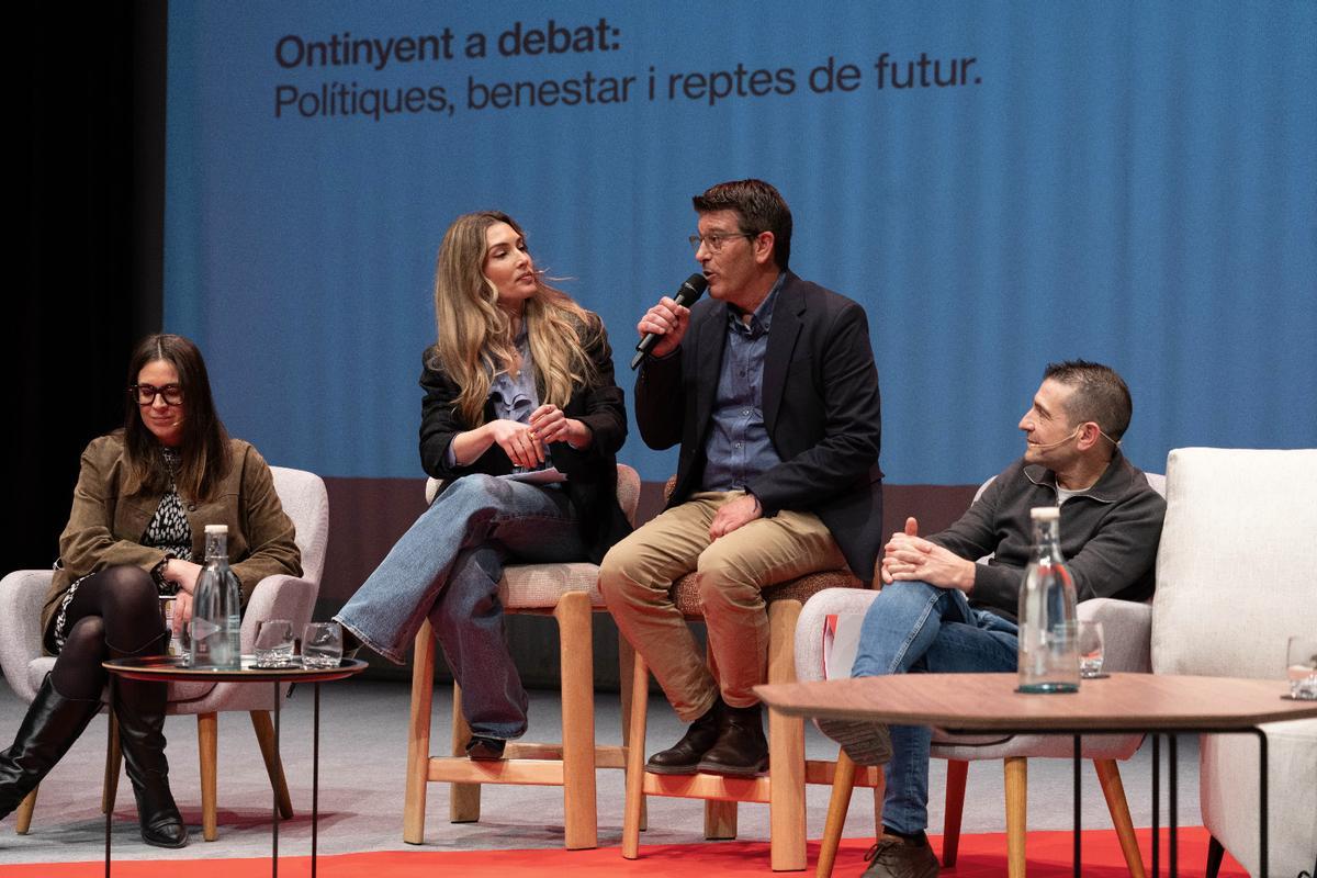 El alcalde, en la jornada en la que se presentó el plan estratégico en Ontinyent.