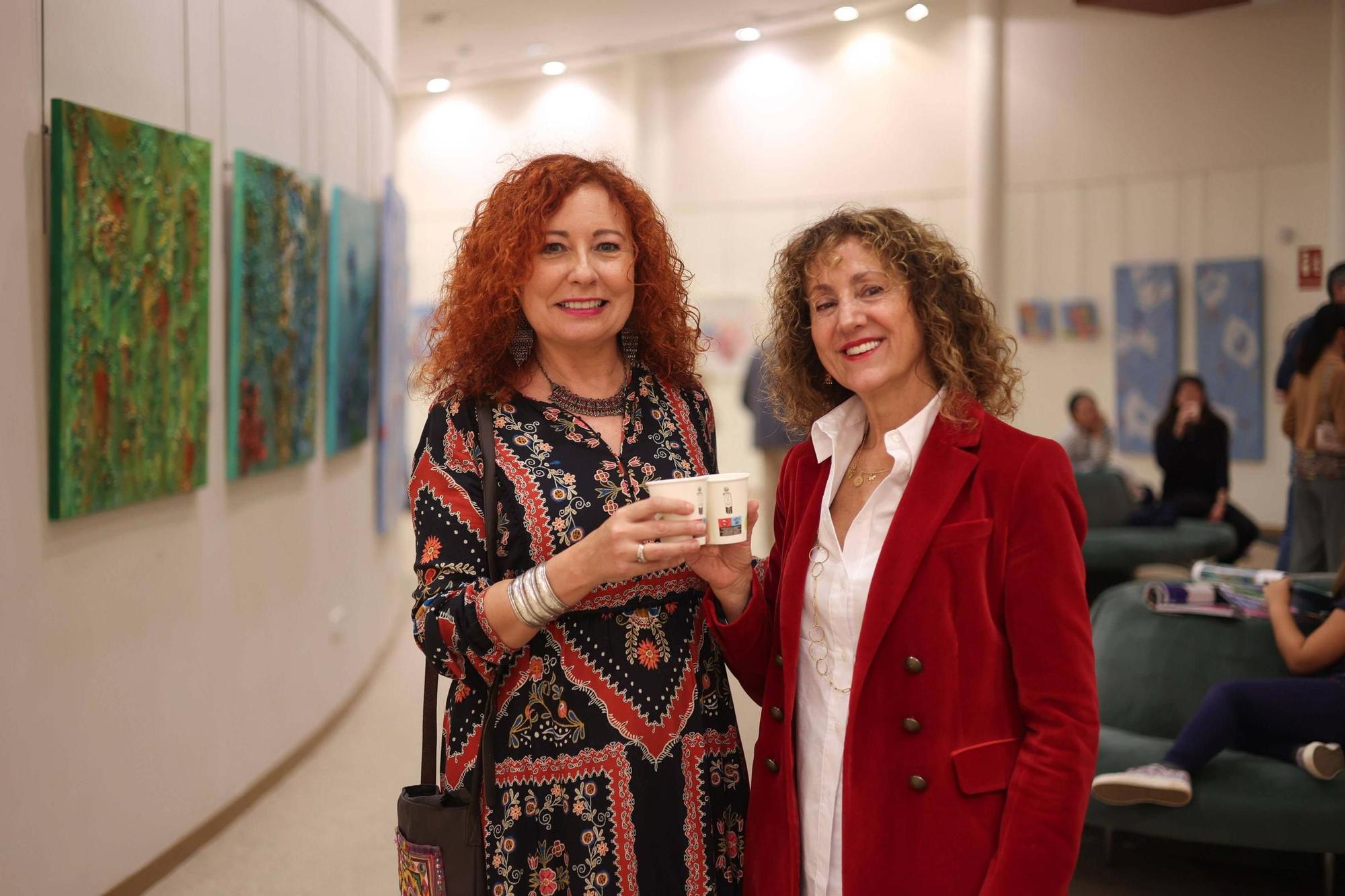 Materia y forma en el Club Diario de Ibiza con Marga Guasch y Carmen Liberal