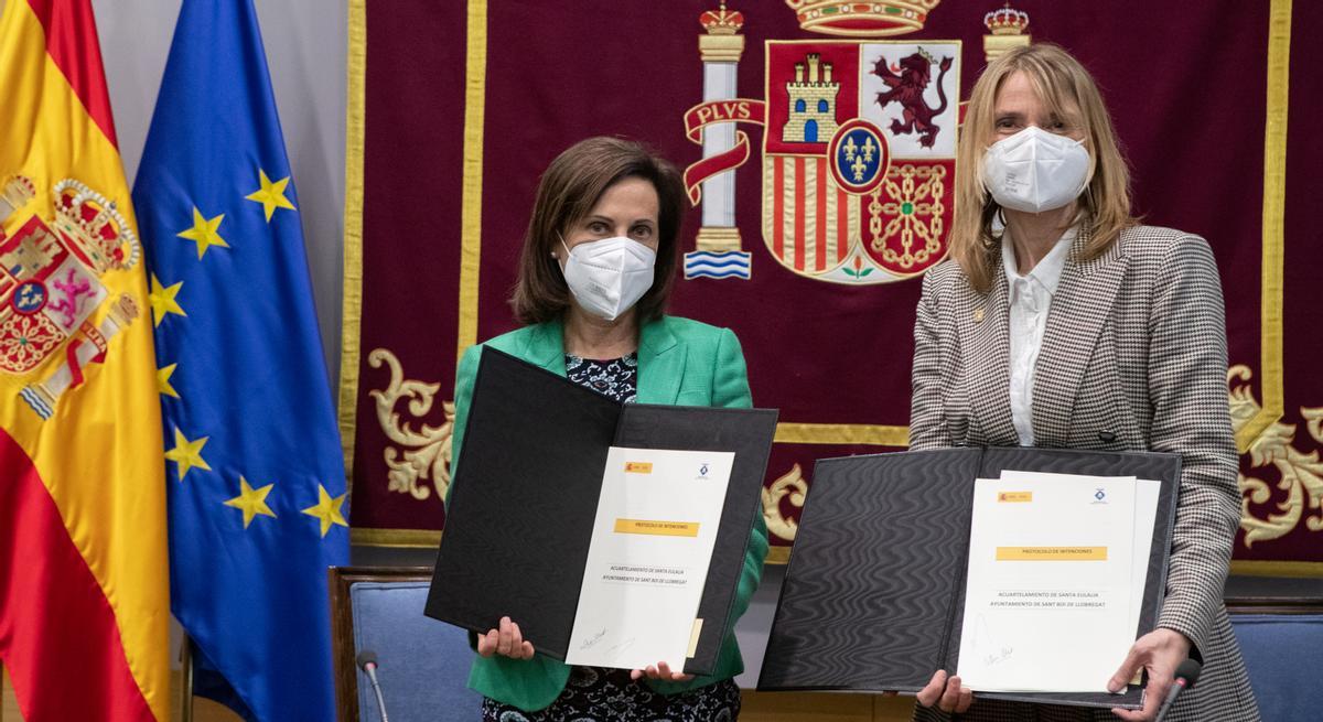 Sant Boi i el Ministeri de Defensa firmen un protocol per traslladar la caserna de Santa Eulàlia