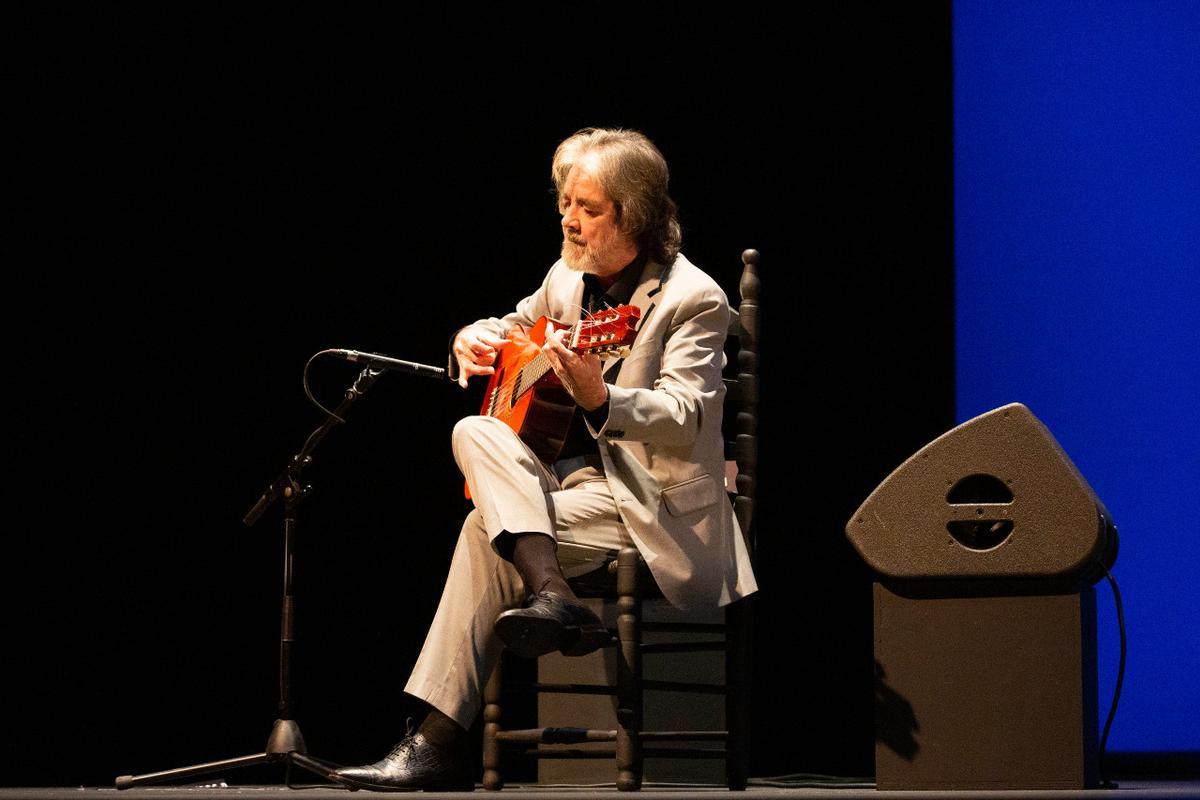 El guitarrista Rafael Riqueni, durante la presentación de su disco ’Herencia’.