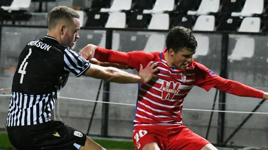 Alberto Soro, en el duelo ante el PAOK.