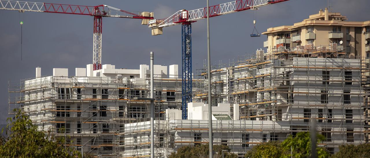 La edificación de nuevas residencias se reduce en Mallorca