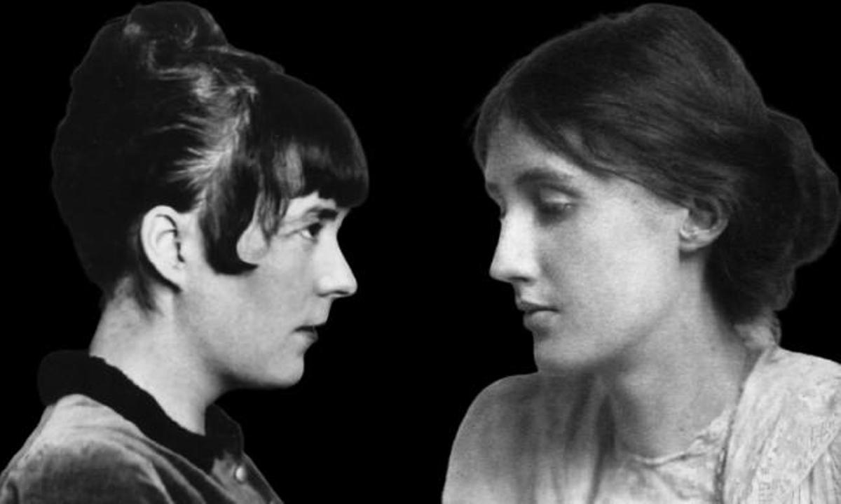 Las escritoras Katherine Mansfield y Virginia Woolf.