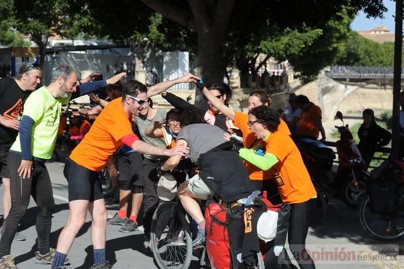 Protesta en bicicleta contra el fracking