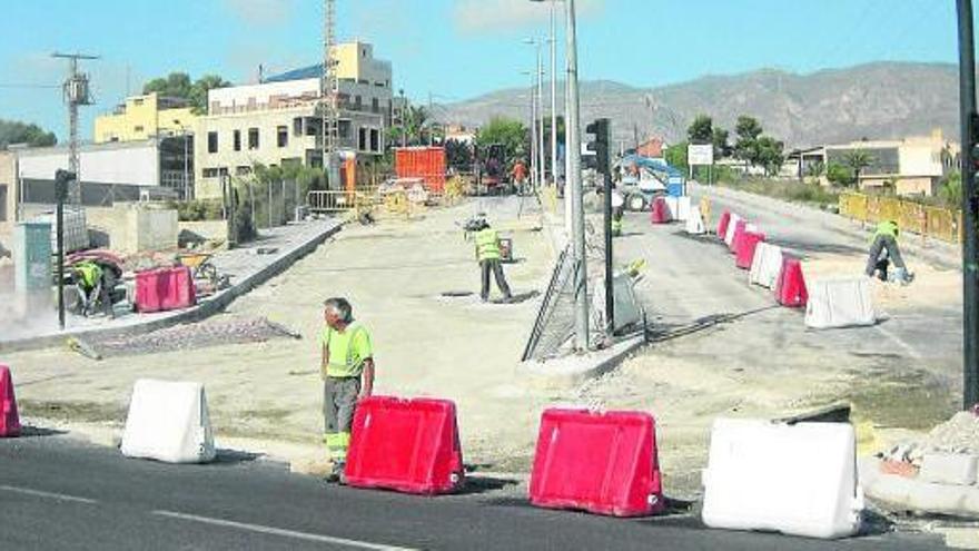 La reforma de la vereda Carmelitas está en su fase final.