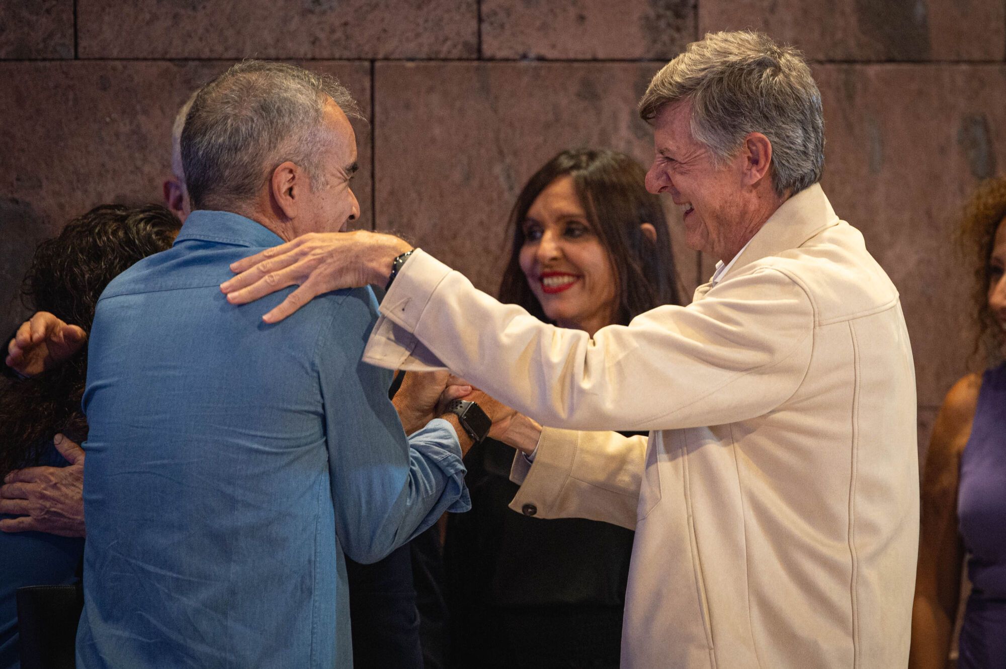 Acto de homenaje al expresidente de Canarias, Adán Martín, cuando se cumplen 15 años de su fallecimiento