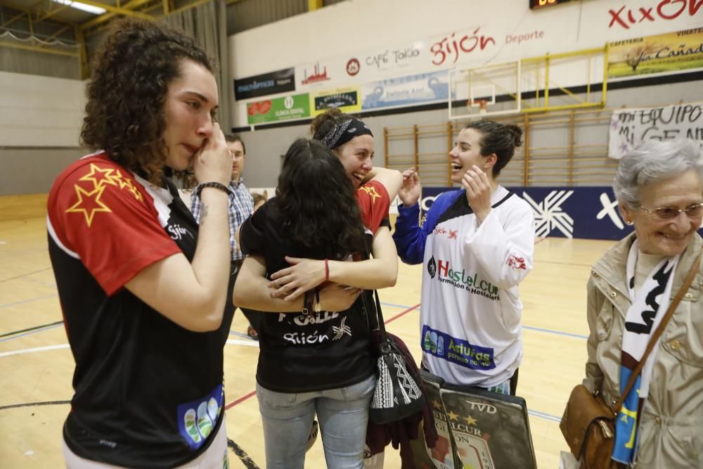 Las jugadoras del Hostelcur ganan la Liga