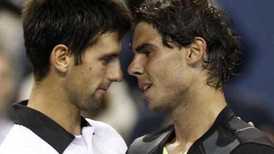 Djokovic y Nadal.