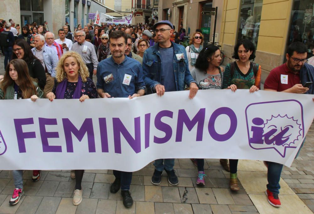 Manifestación en Málaga contra la Violencia contra las Mujeres