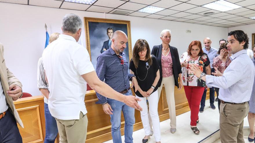 Imagen de la presentación del equipo de gobierno del Partido Popular dirigido por Eduardo Dolón