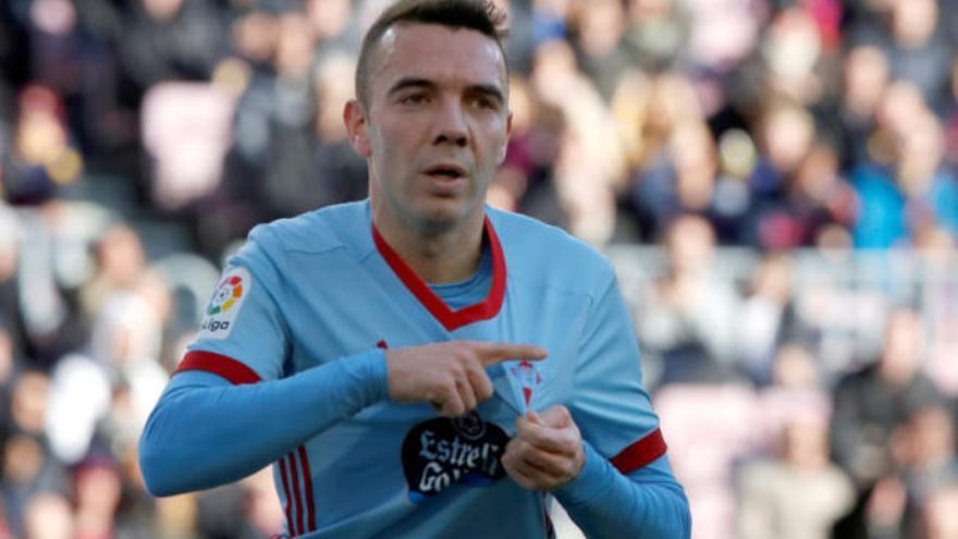 Aspas admite que sabe del interés del Valencia y del Atlético en ficharlo