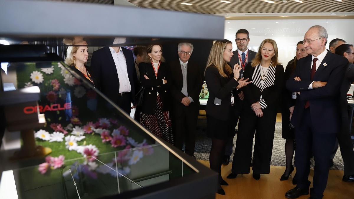 La presentación de las renovadas oficinas de Oracle en el PTA de Málaga.