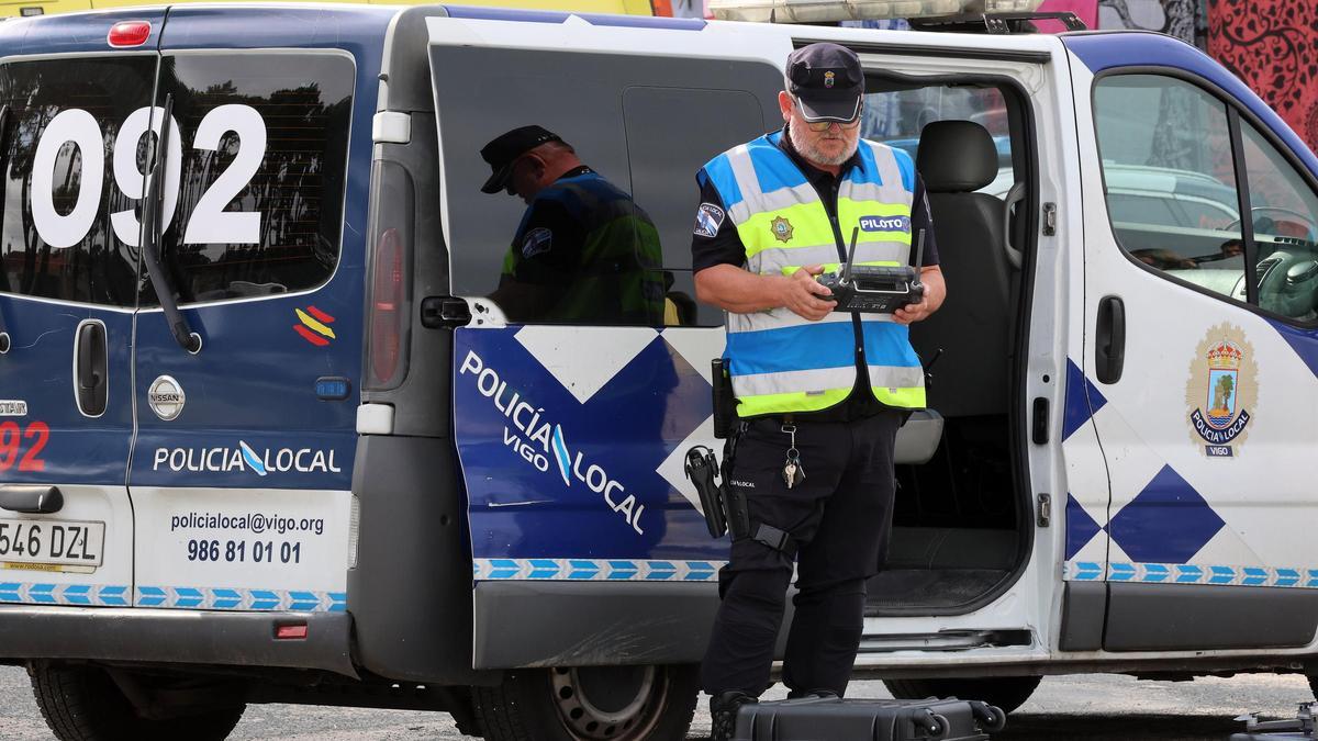 La unidad de drones de la Policía Local participará en la jornada de puertas abiertas.