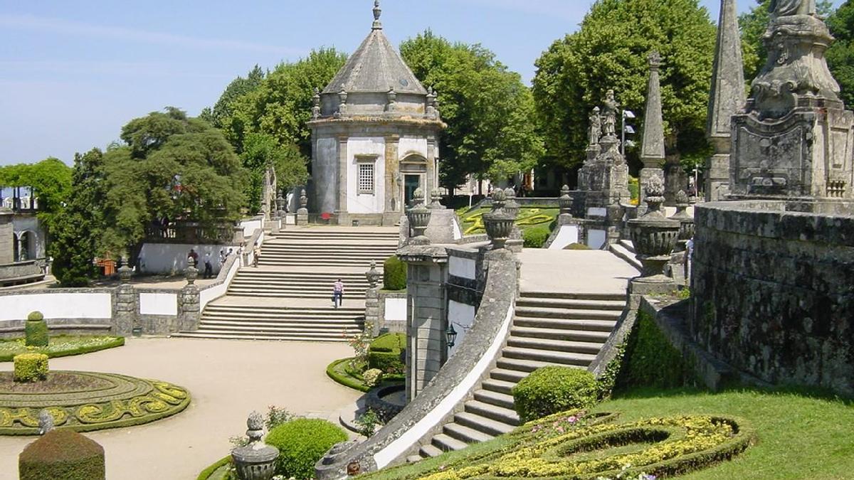 Vista parcial del Bom Jesus de Braga. // FDV