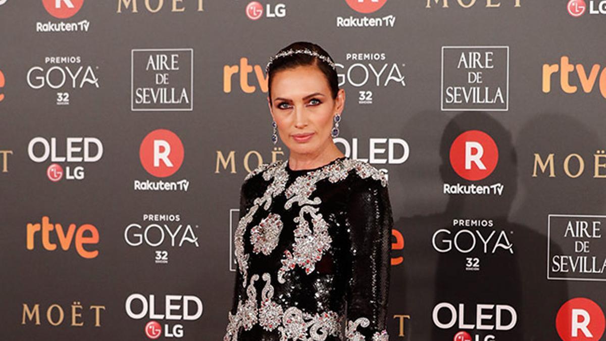 Nieves Álvarez y el accesorio más especial de los Premios Goya