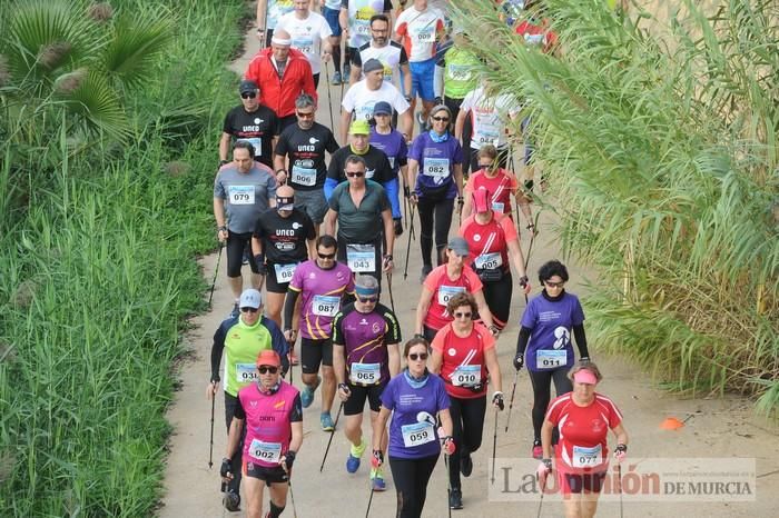 Marcha nórdica junto al Segura