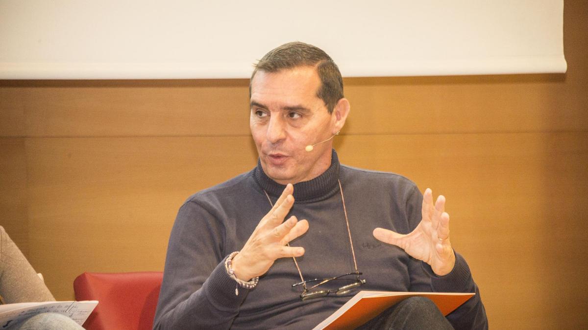 Jorge Olcina durante una conferencia, en imagen de archivo.