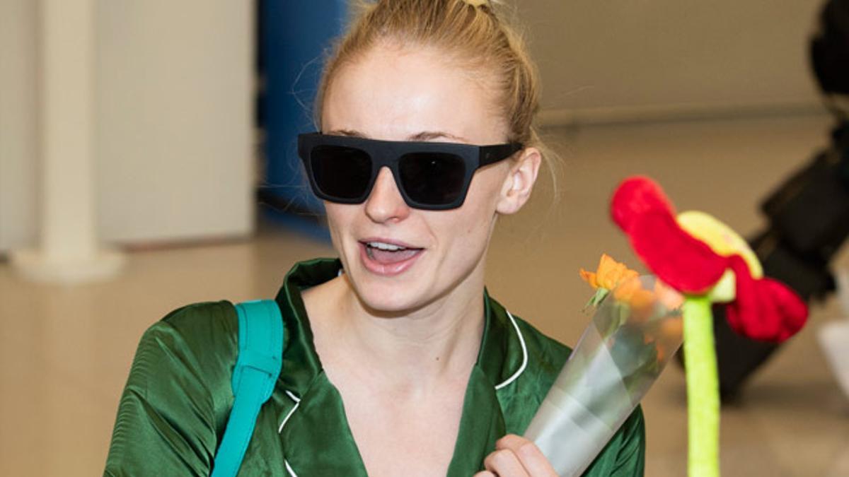 Sophie Turner a su llegada a Corea del Sur