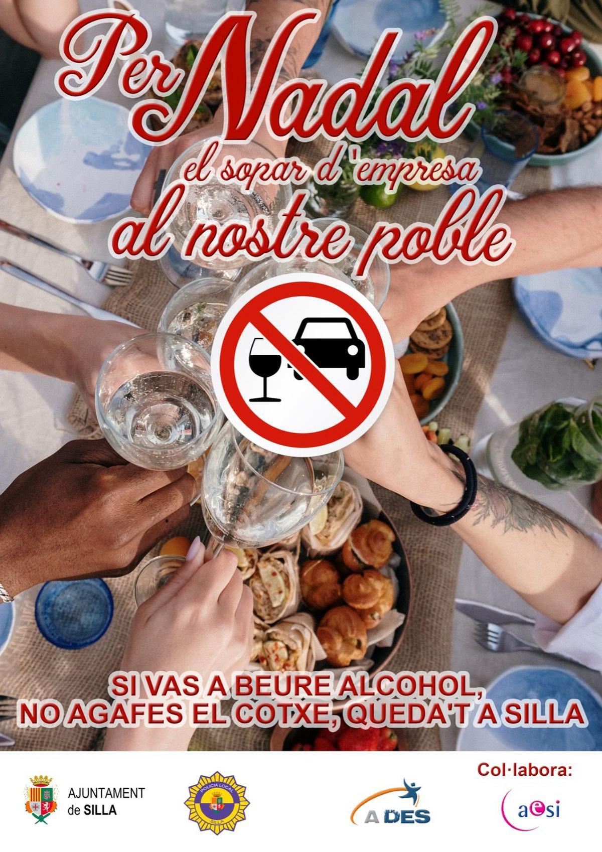 Cartel de la campaña impulsada por el Ayuntamiento de Silla