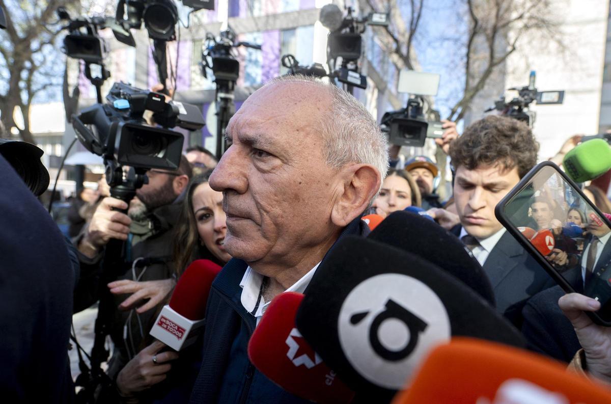 El exdirector adjunto operativo (DAO) de la Policía Nacional, José Ángel González, a su llegada al Juzgado de Violencia sobre la Mujer Número 8, a 17 de marzo de 2026, en Madrid (España).