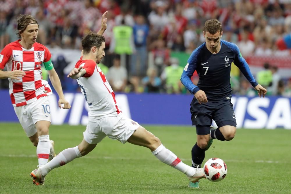 La final del Mundial entre Francia y Croacia