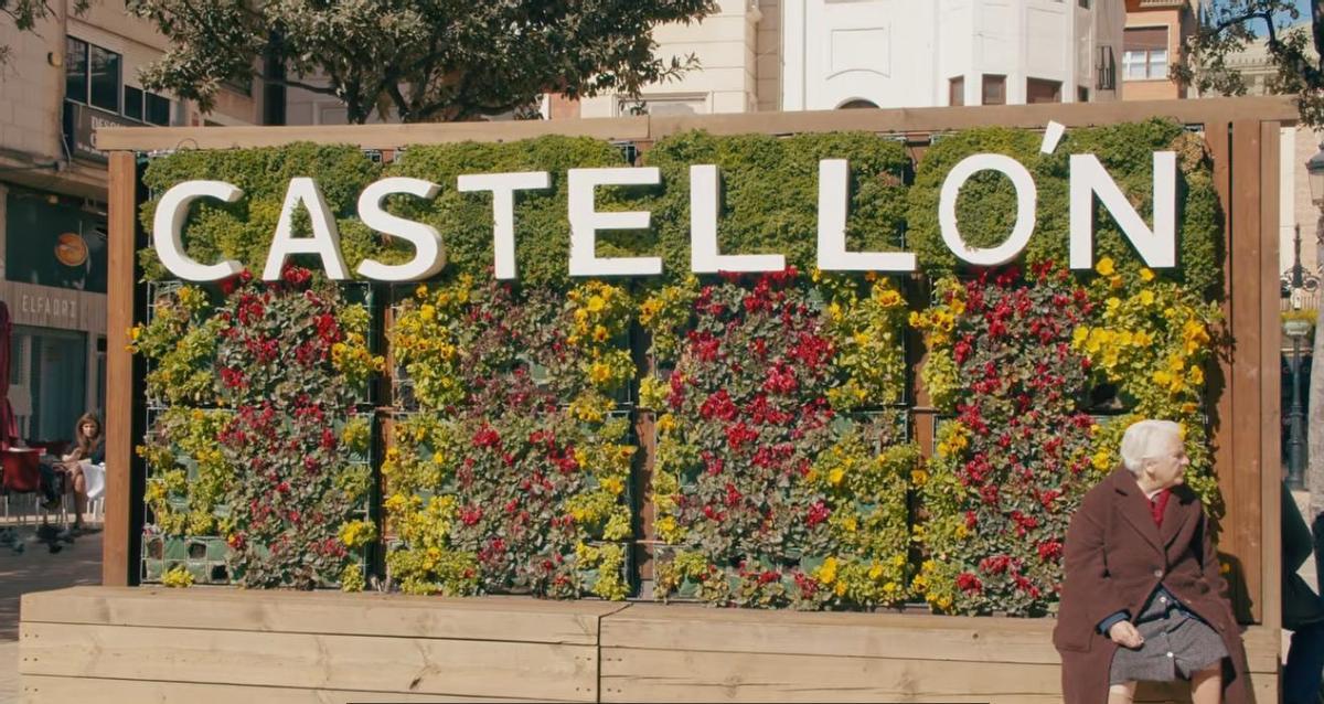 Cartel letras Castellón - Extraído del vídeo