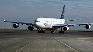 Imagen de archivo de un avión.