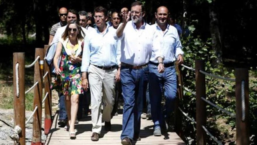 Paseo de fin de vacaciones para Mariano Rajoy