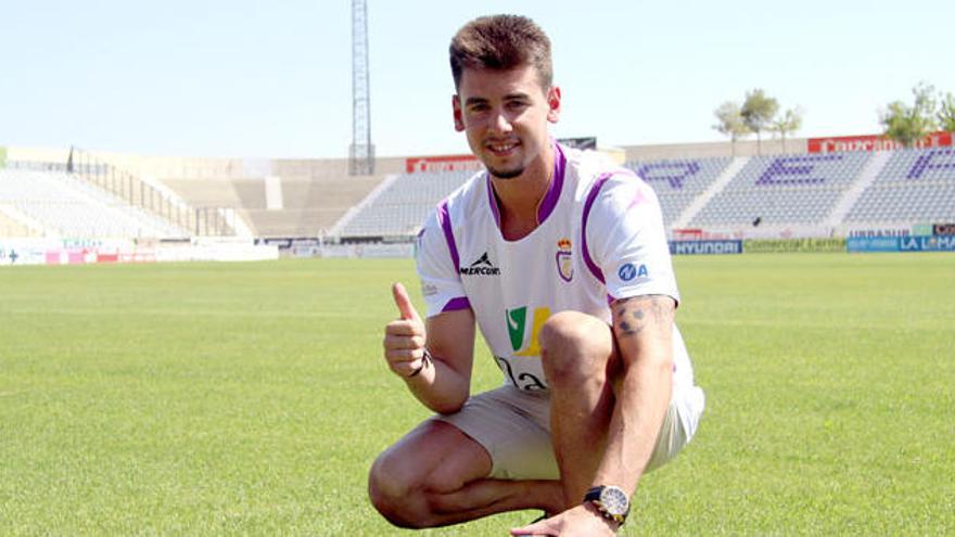 Luis Pérez, en el Real Jaén