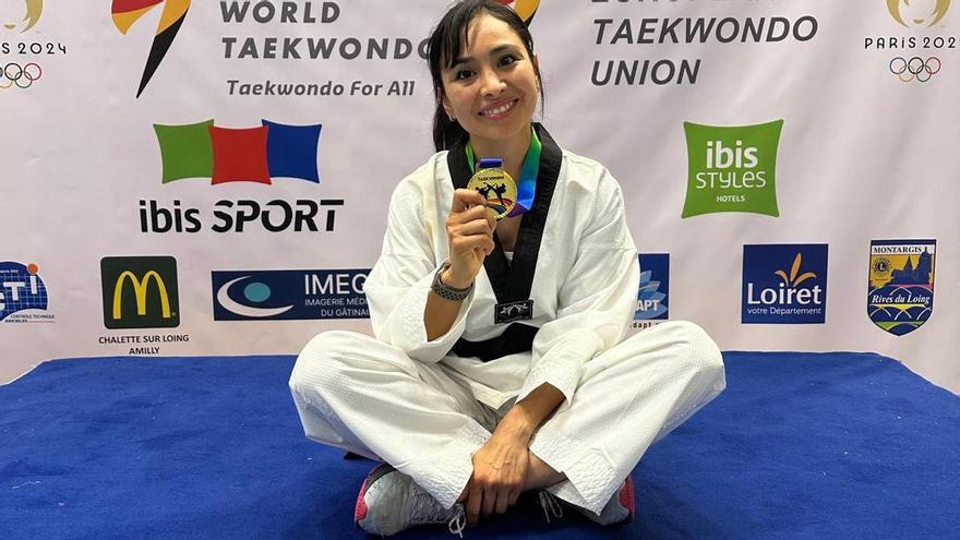 Isis Vargas, campeona de Europa de Taekwondo Máster