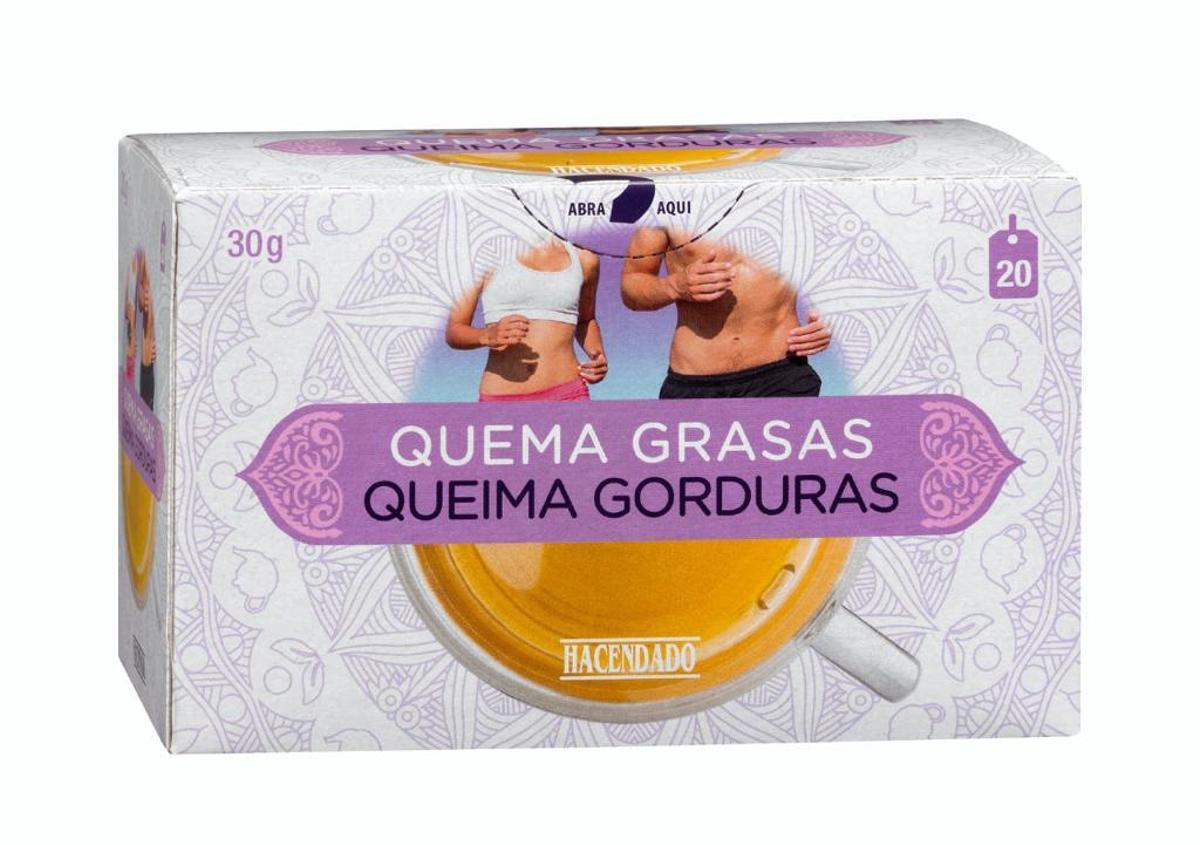 Té Quema grasas de Mercadona