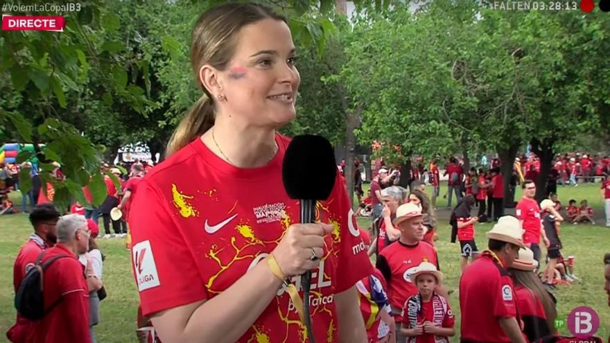 Camiseta del Mallorca y la cara pintada: el atuendo de Prohens para la final en Sevilla