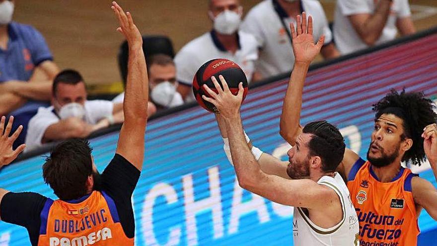 Último partido entre el Real Madrid y el Valencia Basket en la Fase Final de la Liga Endesa
