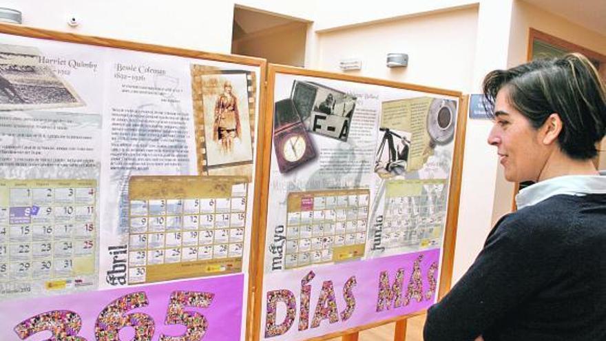 Tapia repasa en una exposición la vida de mujeres destacadas  de la historia