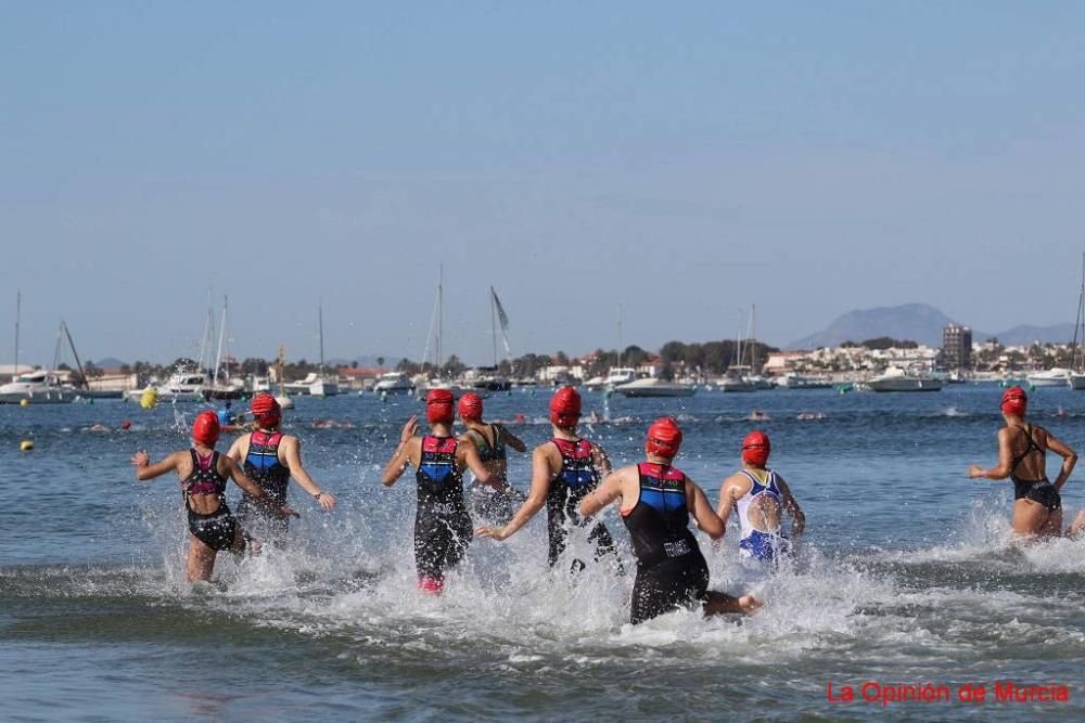 Final de triatlón de Deporte en Edad Escolar